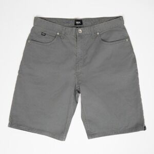 Vans Men's Grey Casual Chino Shorts Size 32‎ Off The Wall